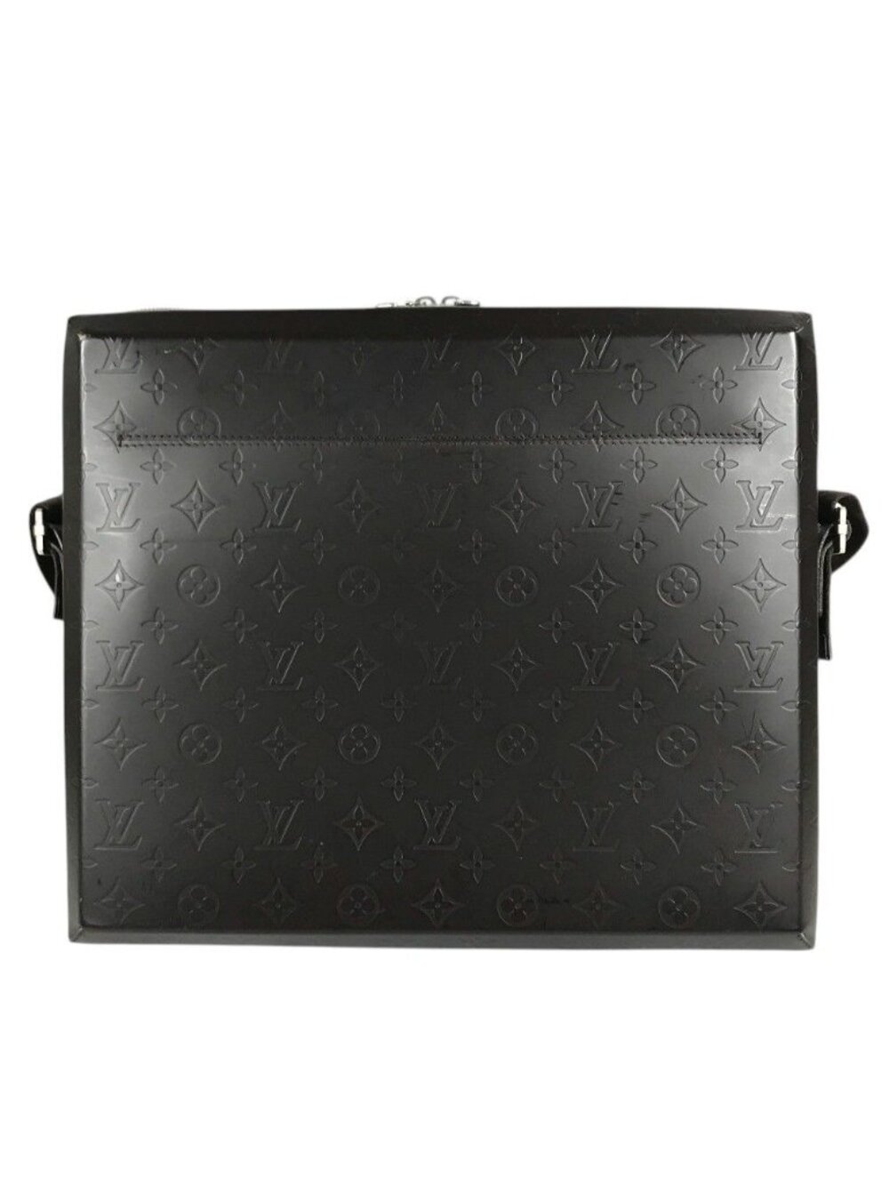 Louis Vuitton Shoulder Bag Steve Monogram Glace Leather Cafe Brown
